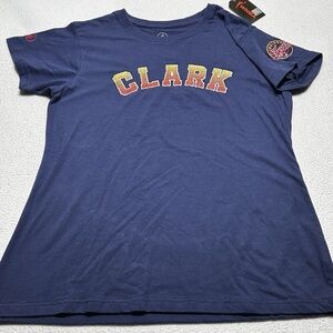 Caitlin Clark Indiana Fever Shirt Women’s Navy Blue WNBA FISLL NWT Size Small